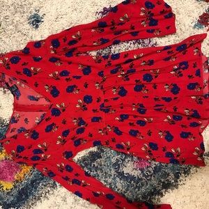 Forever 21 red romper
